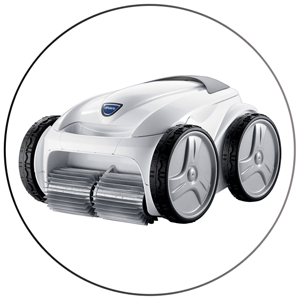 Polaris P945 4WD Robotic Pool Cleaner with Caddy