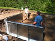 prepare ground for intex pool