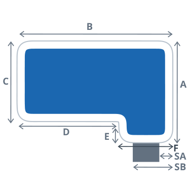 Safety Cover square L left