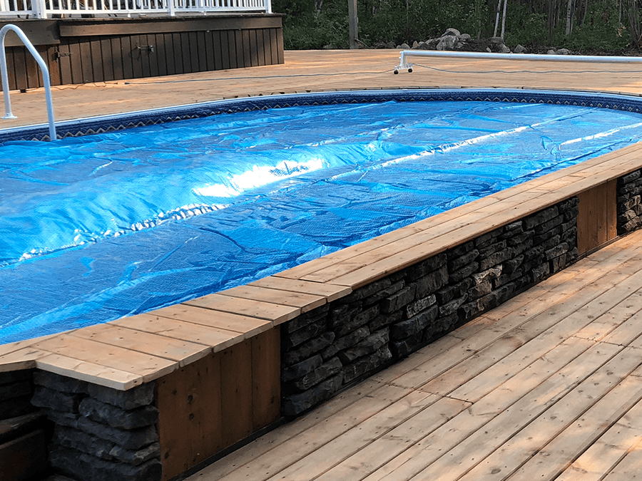 Oval Eternity Semi Inground Pool