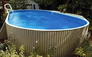 Oval Eternity Semi Inground Pool
