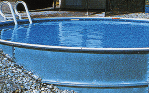 Oval Eternity Semi Inground Pool