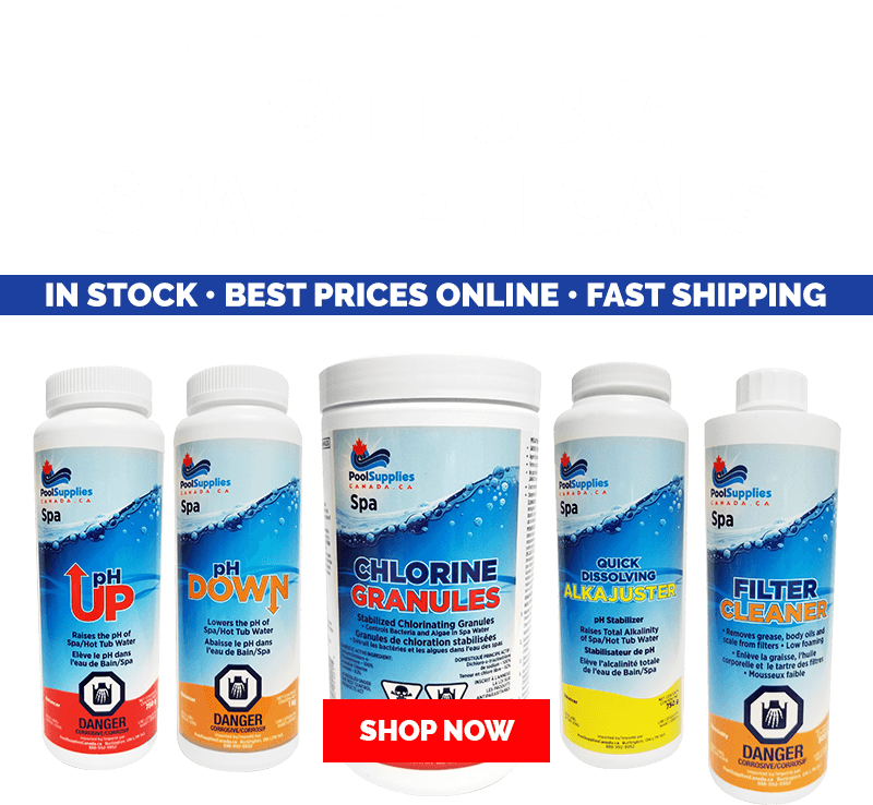 Get All Your Hot Tub and Spa Chemical Needs from Pool Supplies Canada