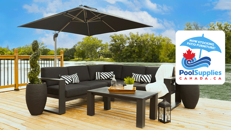 Complete Your Backyard with New Patio Furniture from Pool Supplies Canada!