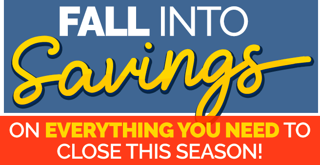 Fall Into Savings on All Your Pool Closing Essentials!
