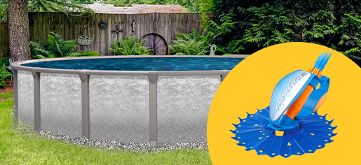 Purchase a Steel Above Ground Pool and Recieve a FREE Kontiki Automatic Cleaner!