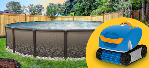 Purchase a Salt-Friendly Above Ground Pool and Recieve a FREE SOL Robotic Cleaner!
