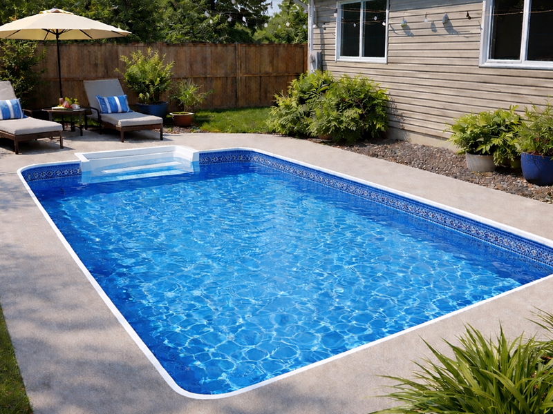 12 x 24 ft Rectangle Inground Pool Kit Promotion