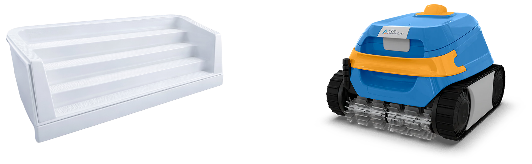 Fibreglass Step and Cleaner with Purchase