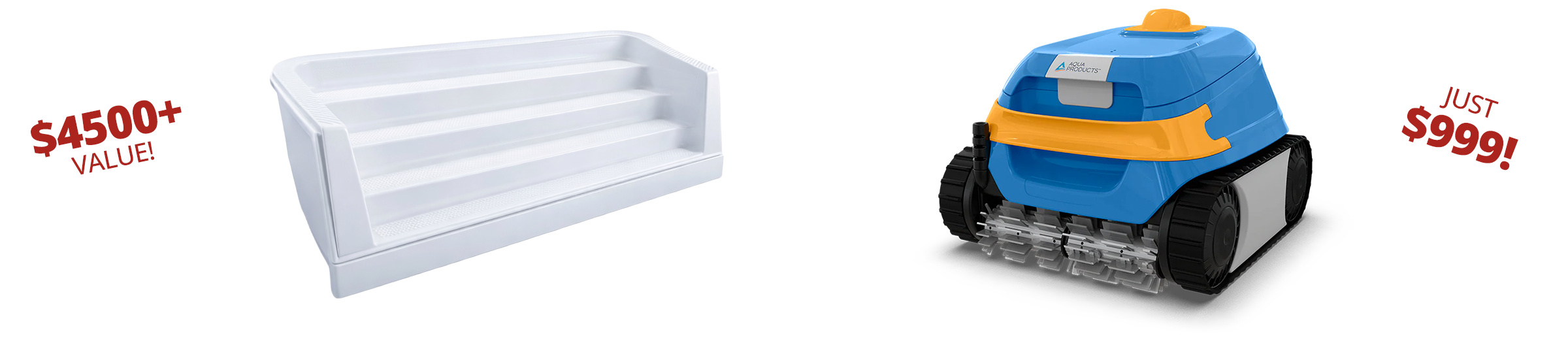 Fibreglass Step and Cleaner with Purchase