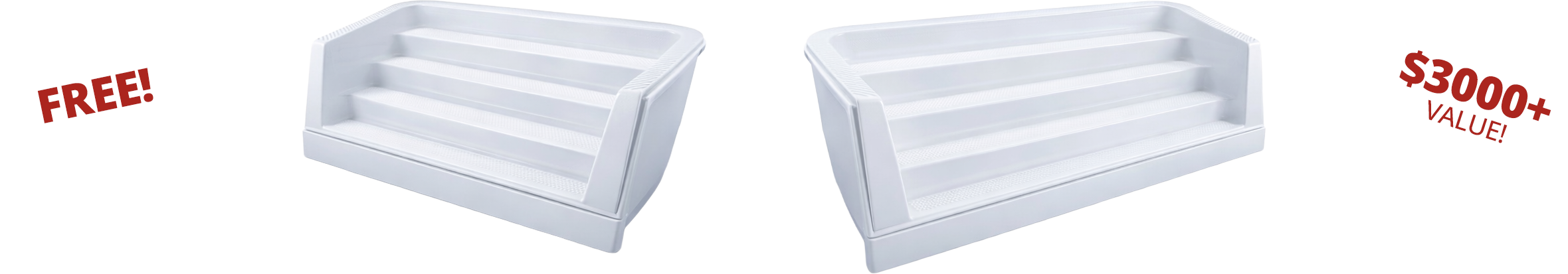 Free Fibreglass Step with Purchase