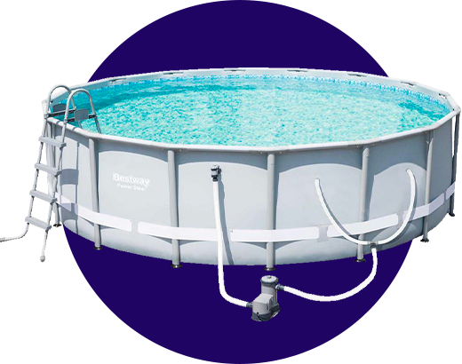 Power Steel Pro Max 16 ft Round Above Ground Pool