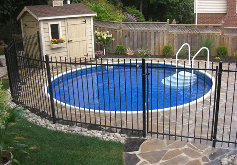 Semi Inground Pool