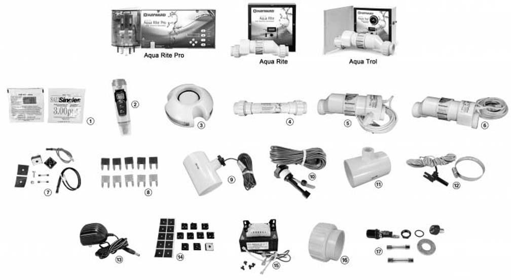 Hayward AquaTrol Salt System Parts