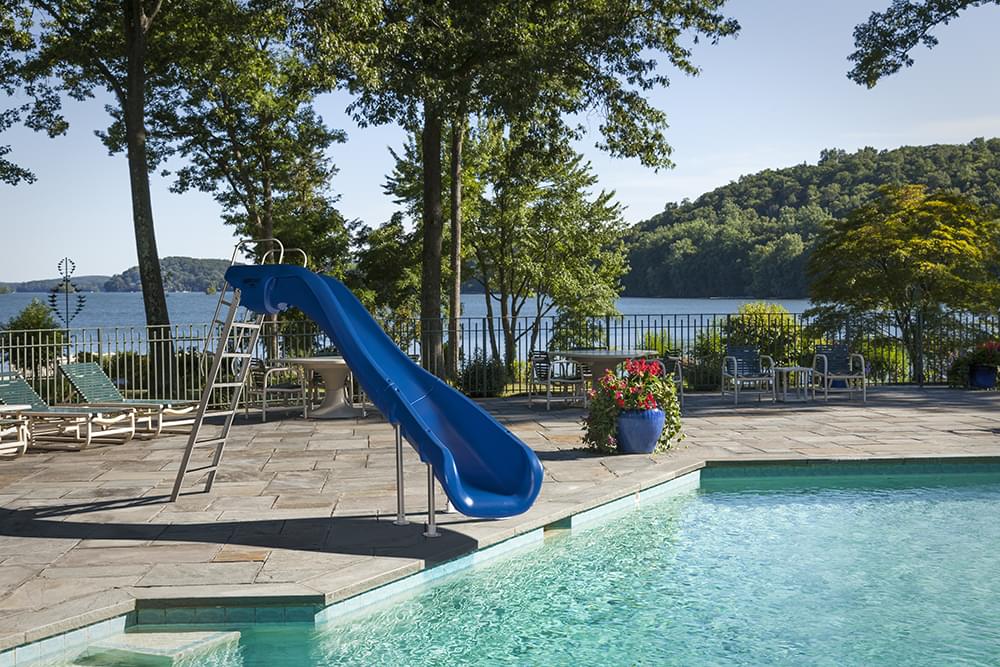 Rogue2 Right Hand Turn Inground Pool Slide Blue Supplies Canada Rogue2 Right Hand Turn Inground Pool, Slide For Inground Pool Canada
