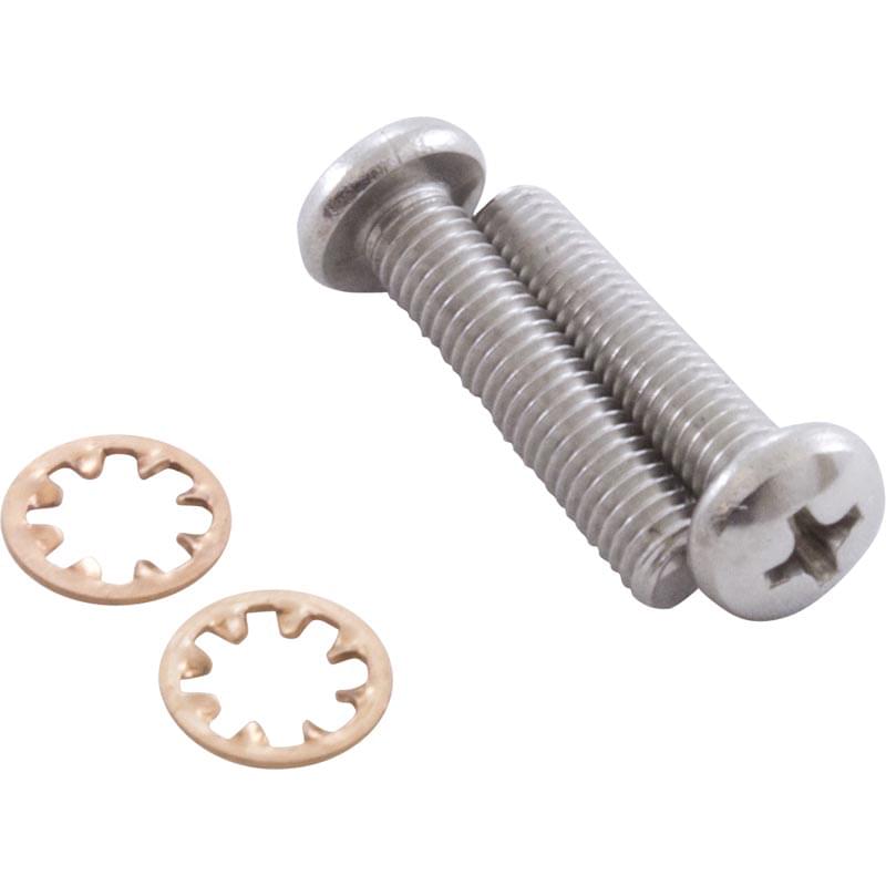 Polaris 48-045 - Screw, 10-32 x 7.8 inch SS Pan Head with Star Washer