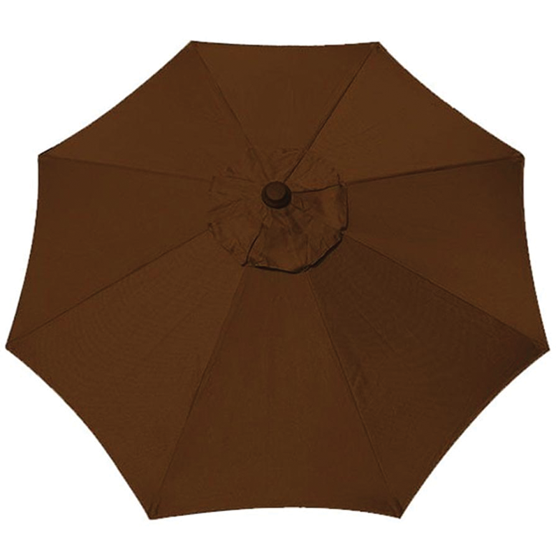 Parasol de marché à inclinaison manuelle de 9 pieds (moka/chocolat)