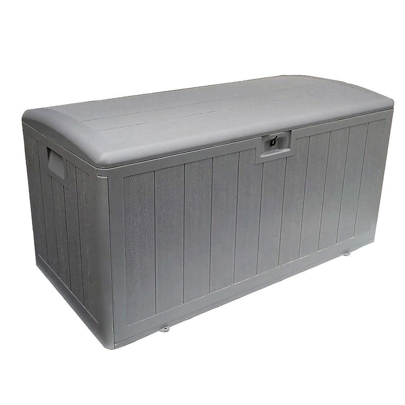 105 Gallon Resin Outdoor Storage Box (Driftwood)