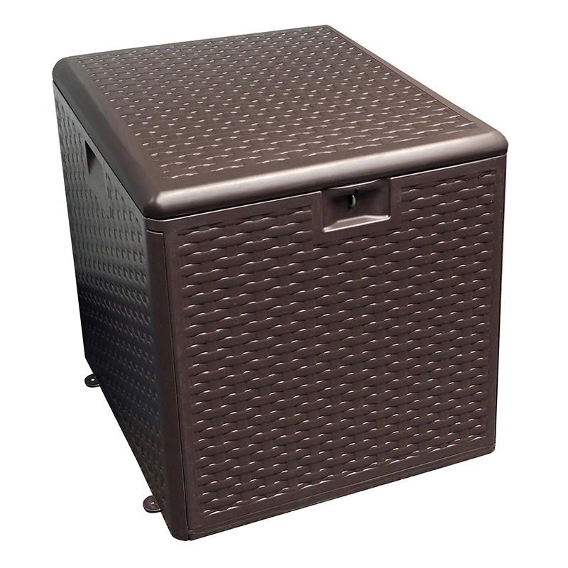 28 Gallon Resin Outdoor Storage Box (Java)