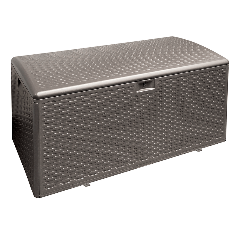 73 Gallon Resin Outdoor Storage Box (Driftwood)