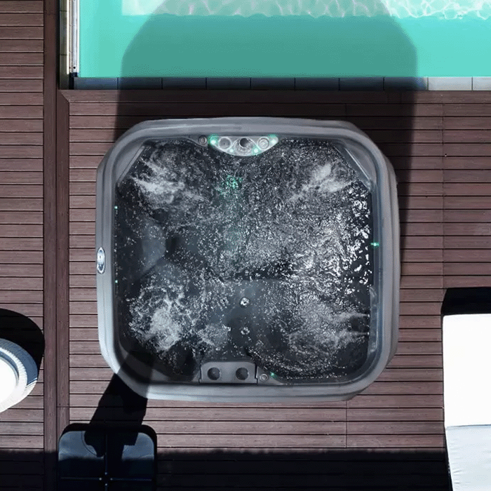 Lumi-O Stream Hot Tub (Graphite / Black)