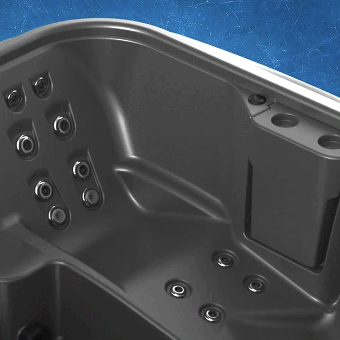 Lumi-O Stream Hot Tub (Graphite / Black)