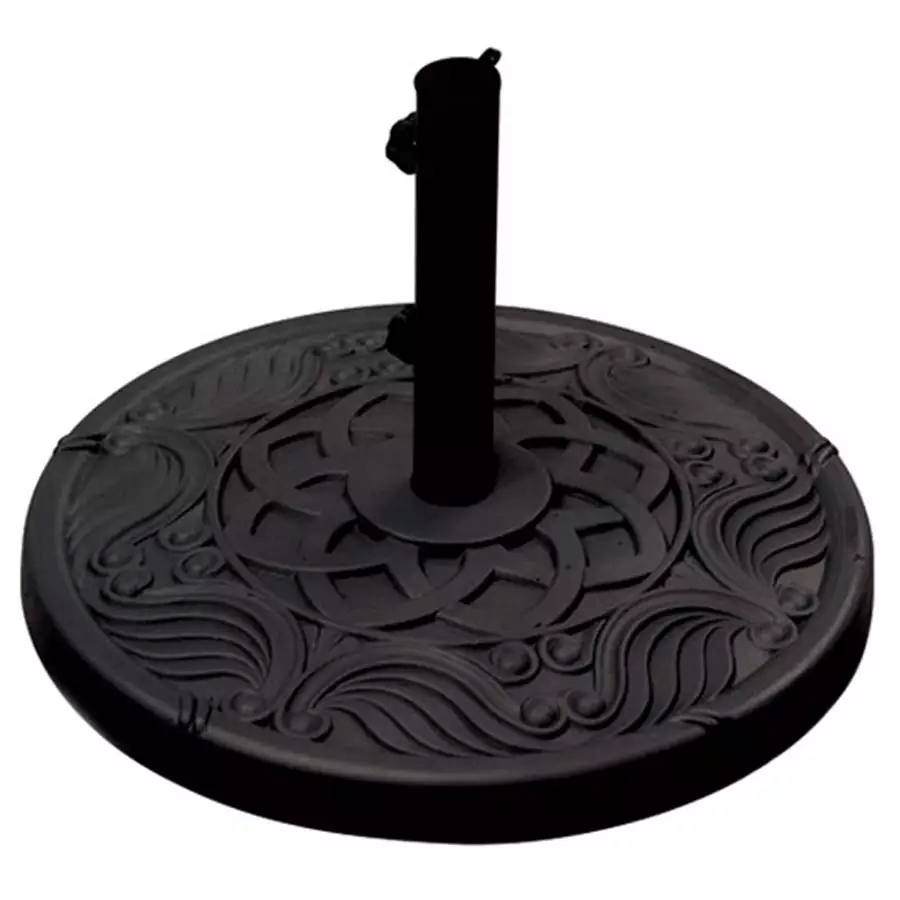 Resin Umbrella Stand (28 lb, Black)