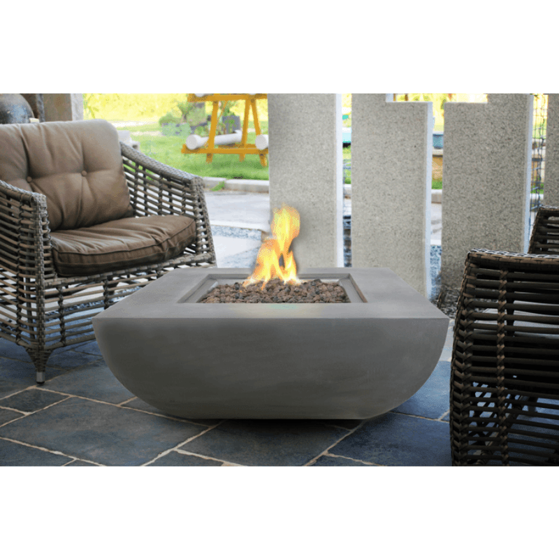 Westport 34 inch Square Natural Gas Fire Table