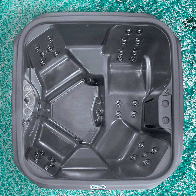 Lumi-O Stream Hot Tub (Graphite / Black)