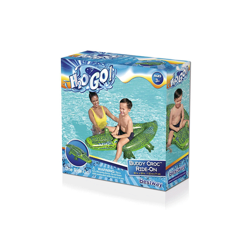 H2OGO! Buddy Croc Kids Ride-On Pool Float