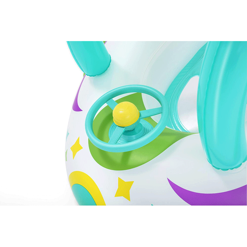 H2OGO! Space Splash Inflatable Baby Boat With Sunshade