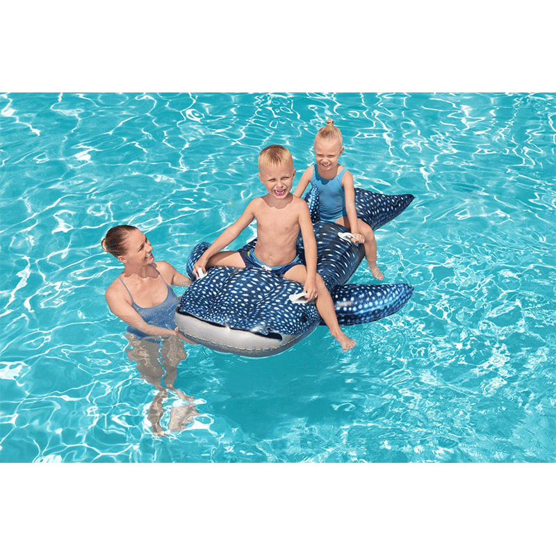 H2OGO! Whaletastic Wonders 2-Person Kids Ride-On Pool Float