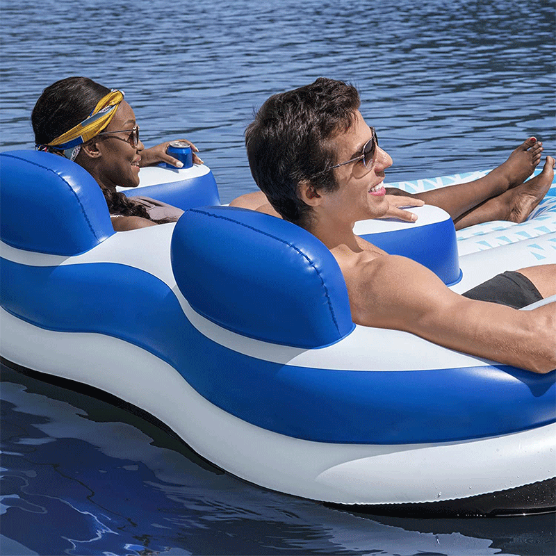Chaise longue pour 2 personnes Indigo Wave