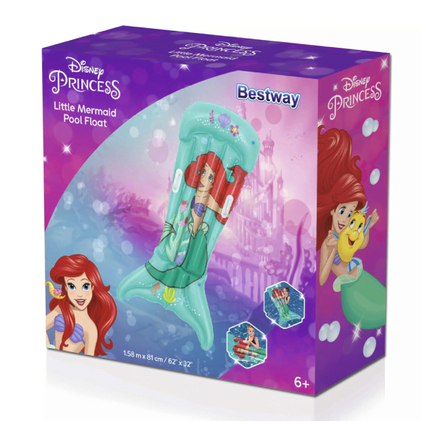 Little Mermaid 62 Inch Ride On Pool Float