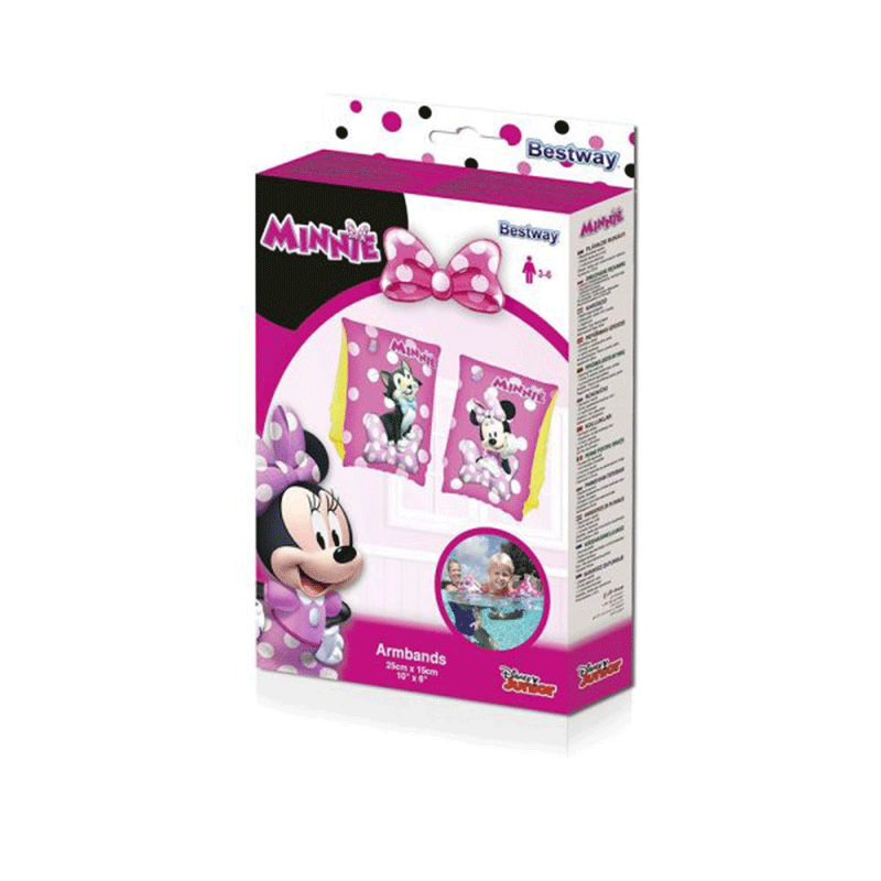 Brassards de natation Minnie Mouse (9 x 6 pouces)