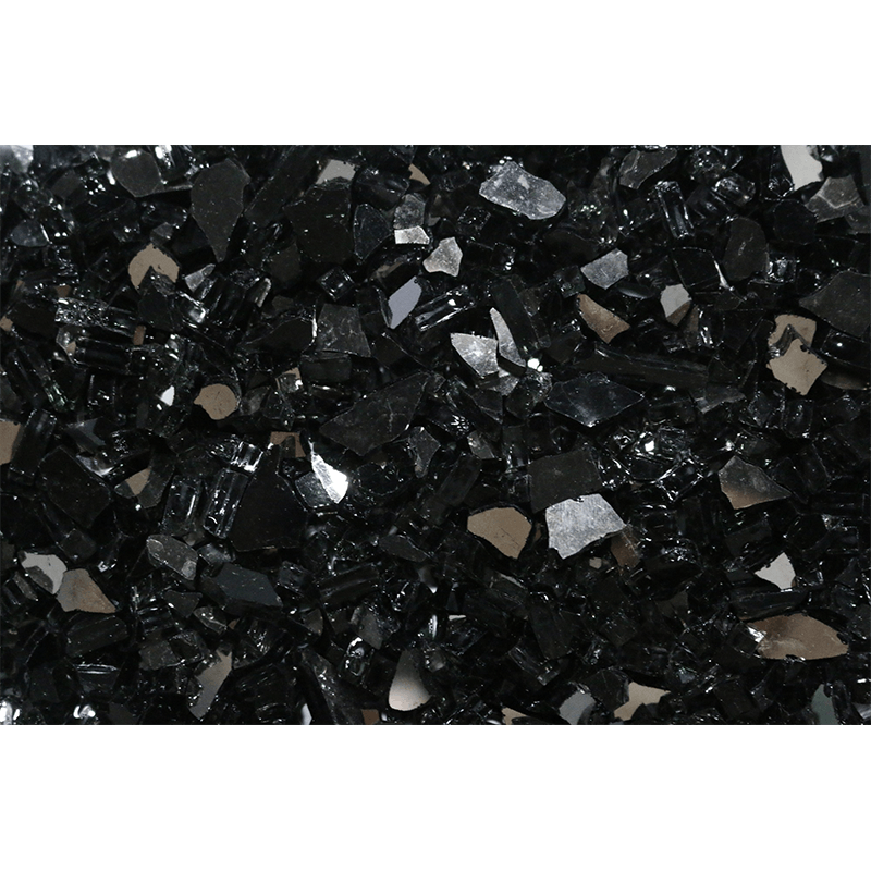 Quarter Inch Fireglass (25 lb - Carbon Black)