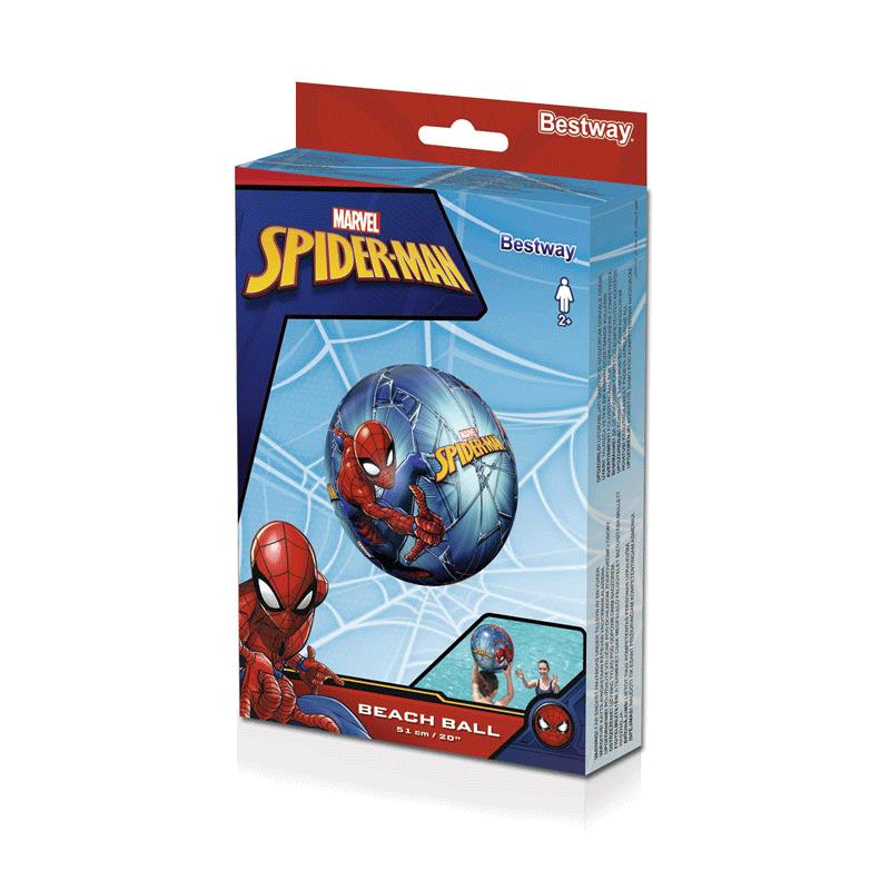 Ballon de plage gonflable Spider-Man de 20 pouces