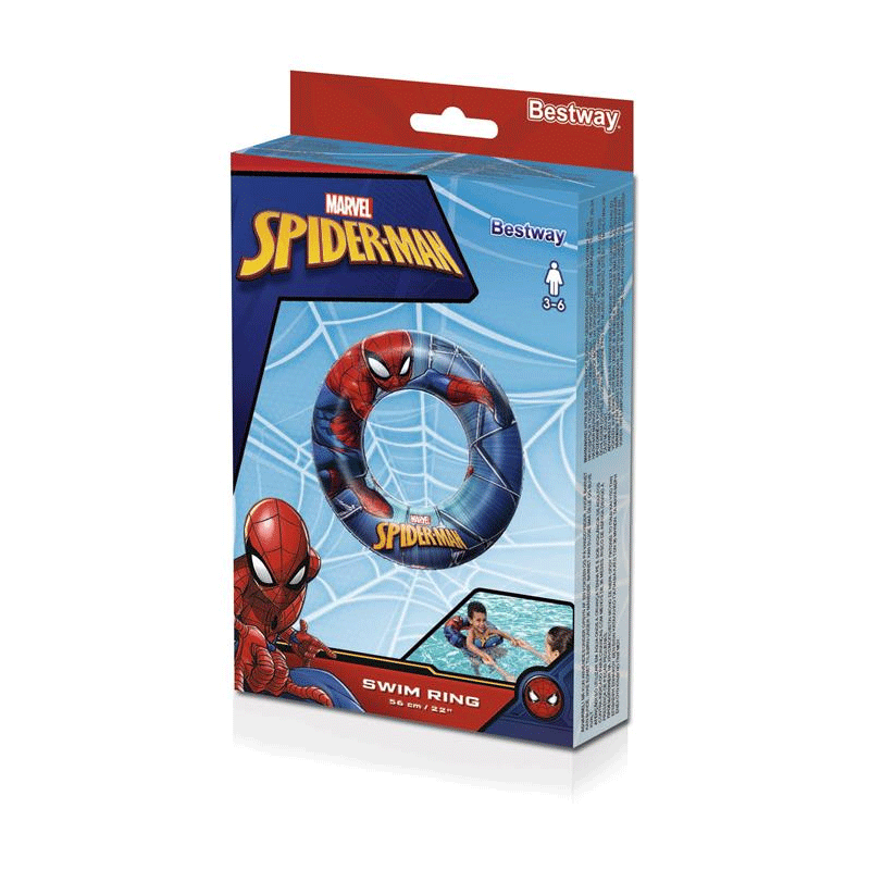 Anneau de natation Spider-Man de 22 pouces