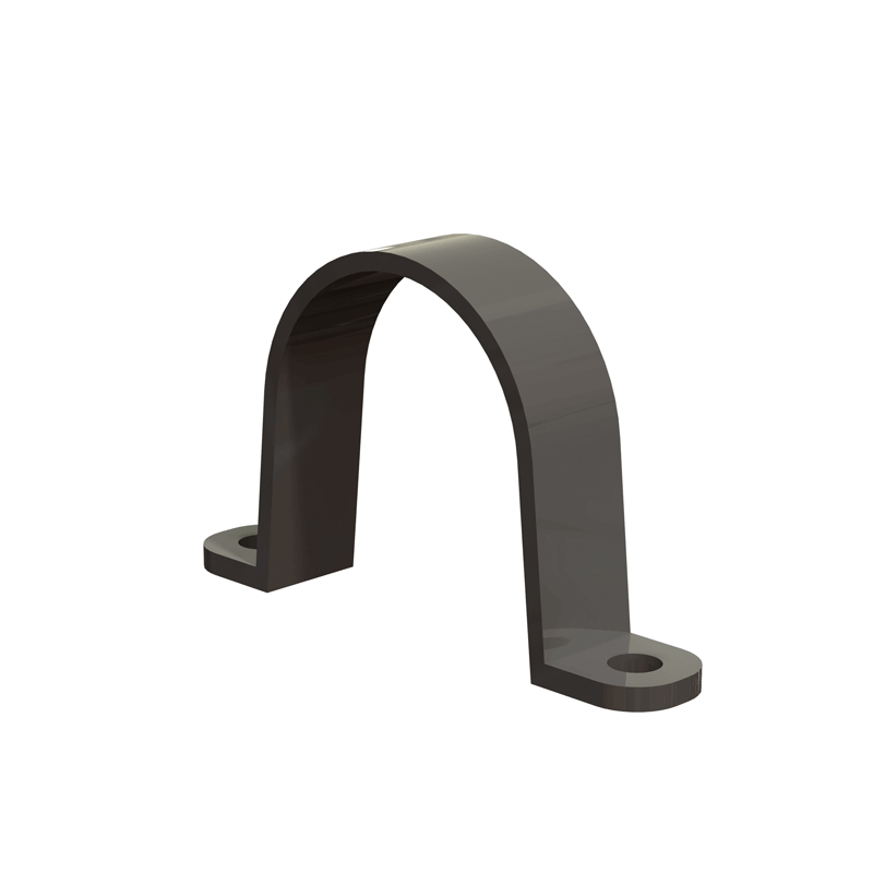 Enersol 2 Inch PVC pipe hold down 2-hole - Grey