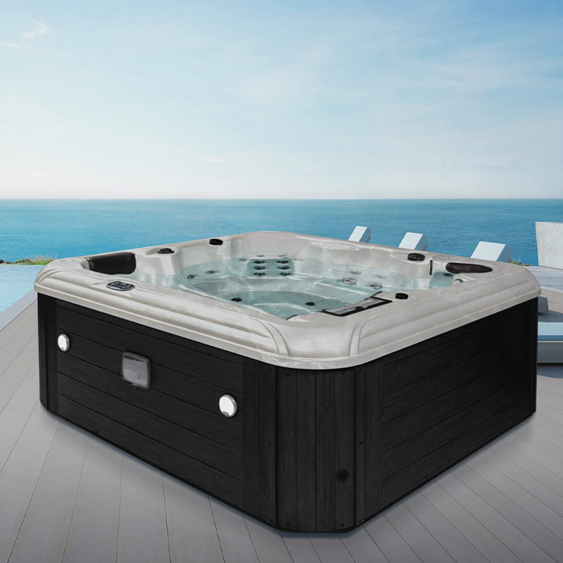 NorthFlo 751B Hot Tub (Silver Marble / Charcoal)