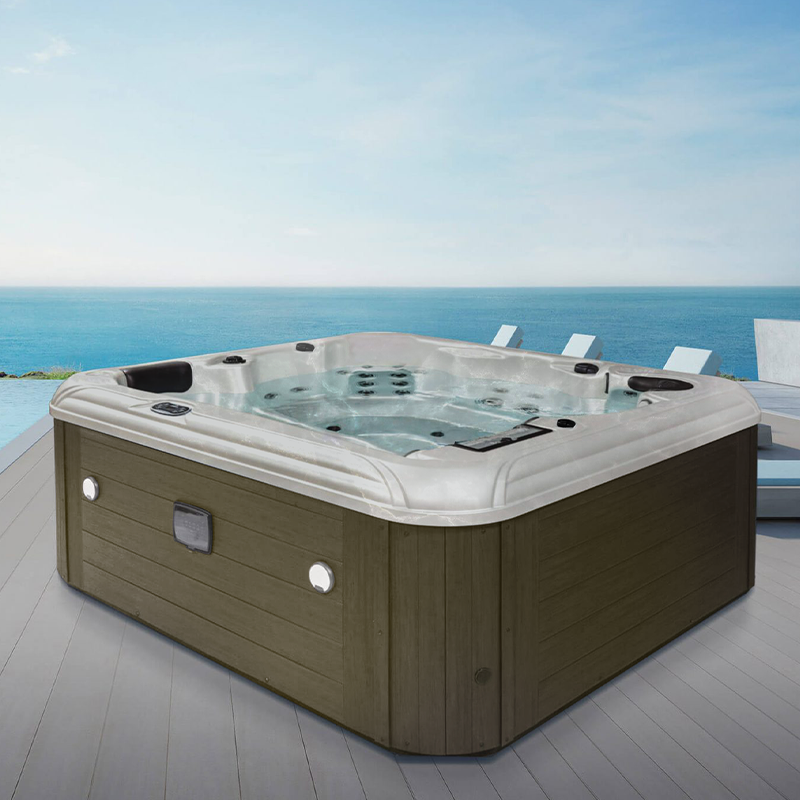 NorthFlo 751B Hot Tub (Silver Marble / Grey)