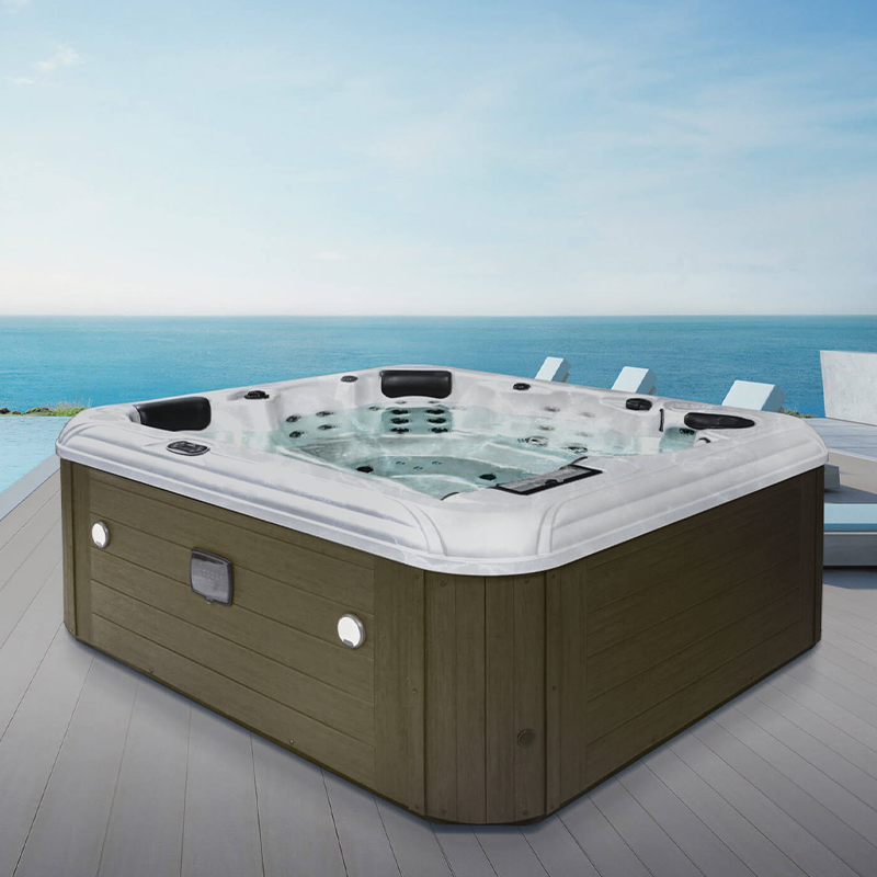 NorthFlo 751L Hot Tub (Silver Marble / Grey)