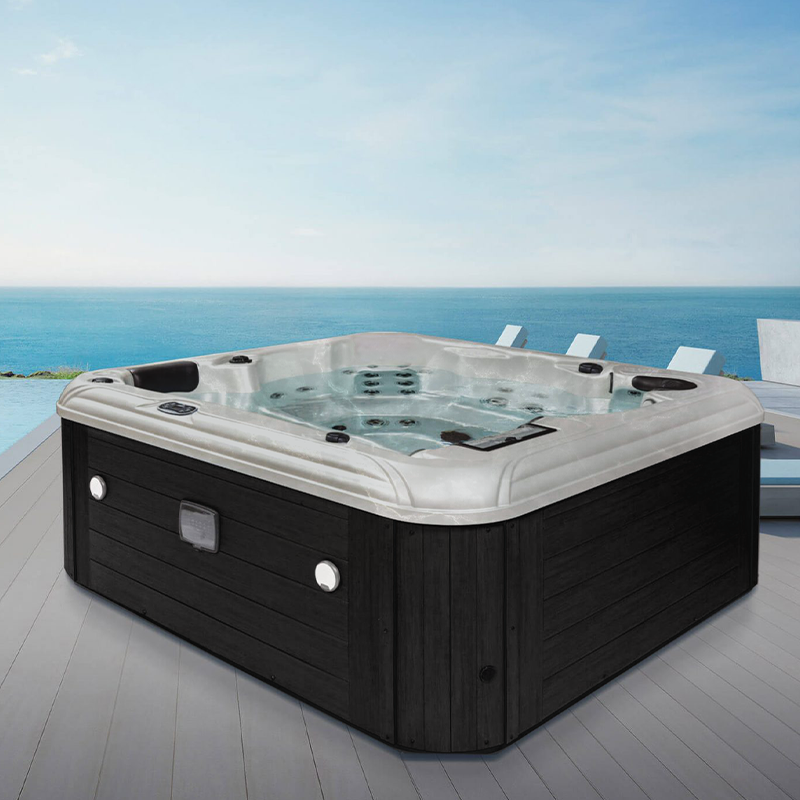 NorthFlo 851B Hot Tub (Silver Marble / Charcoal)