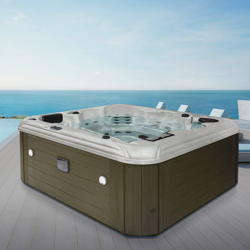 NorthFlo 851B Hot Tub (Silver Marble / Grey)