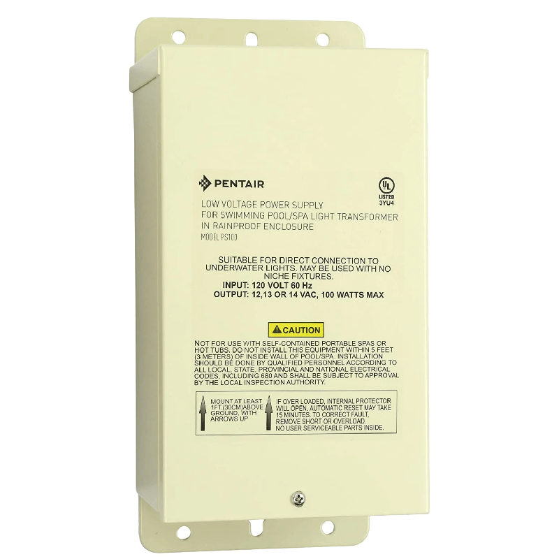 Pentair - 619962 - Transformer 120 To 12 13 14 Vac 100W