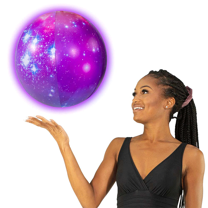 Illuminated Galaxy Beach Ball
