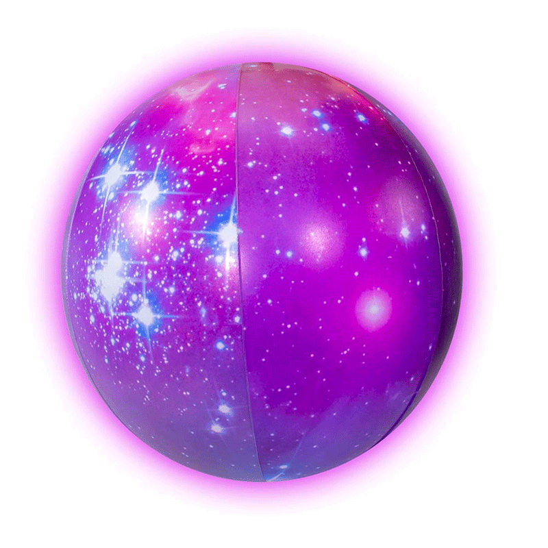 Illuminated Galaxy Beach Ball