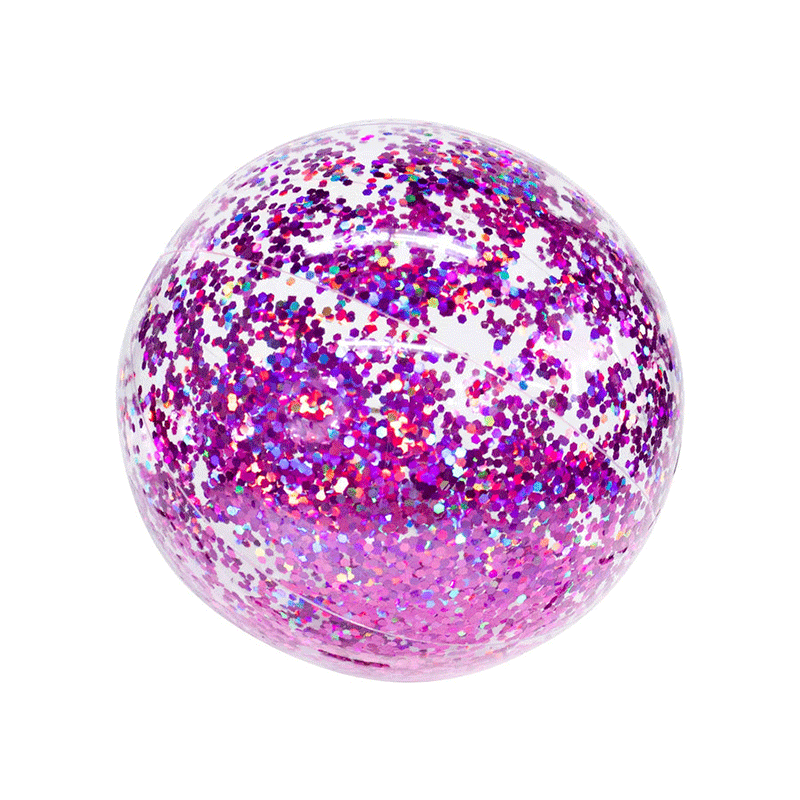Pool Candy Jumbo Glitter Beach Ball - Orchid