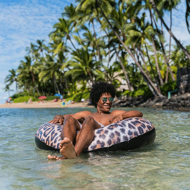 Leopard Print Pool Ring
