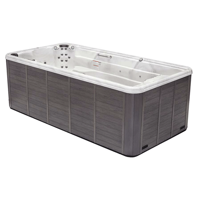 TidalFit Pro EP15 Exercise Pool and Swim Spa (Silver Marble / Charcoal